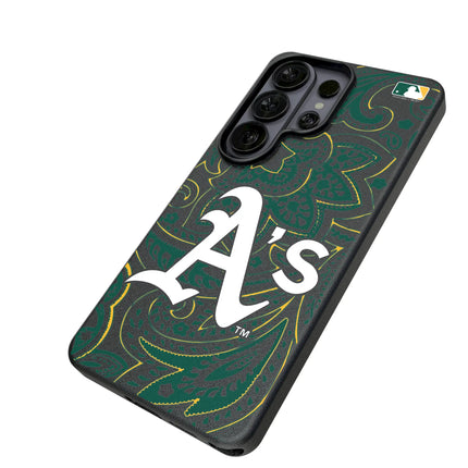 Oakland Athletics Paisley MagSafe Compatible Phone Case for Samsung Galaxy