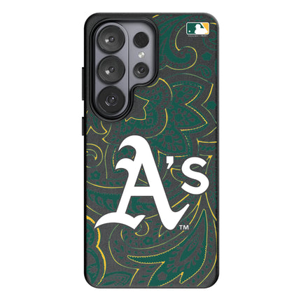 Oakland Athletics Paisley MagSafe Compatible Phone Case for Samsung Galaxy