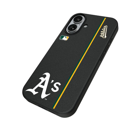 Oakland Athletics Sidebar MagSafe Compatible Phone Case for Apple iPhone