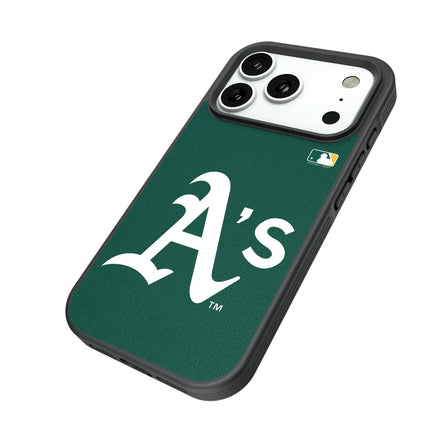 Oakland Athletics Solid Bump Phone Case for Apple iPhone