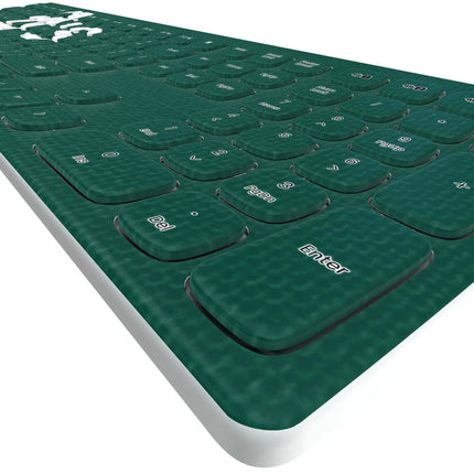 Oakland Athletics Solid Curved Wireless Keyboard