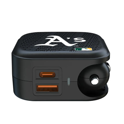 Oakland Athletics Text Backdrop 2 in 1 USB A/C Charger