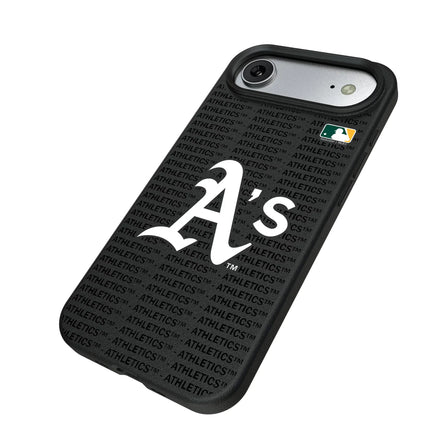 Oakland Athletics Text Backdrop MagSafe Compatible Phone Case for Apple iPhone