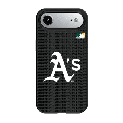 Oakland Athletics Text Backdrop MagSafe Compatible Phone Case for Apple iPhone