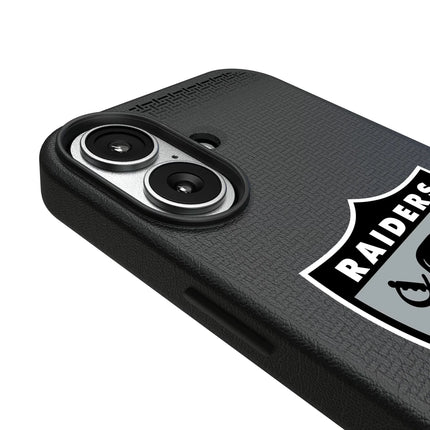 Oakland Raiders 1963 Historic Collection Linen MagSafe Compatible Phone Case for Apple iPhone