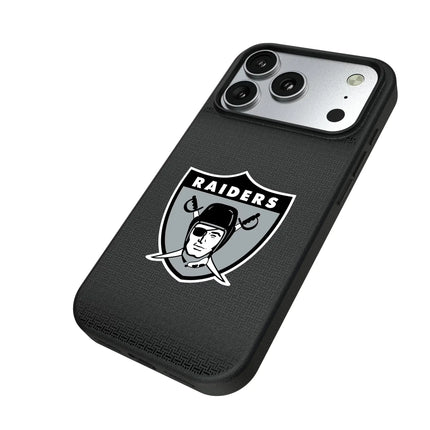 Oakland Raiders 1963 Historic Collection Linen MagSafe Compatible Phone Case for Apple iPhone