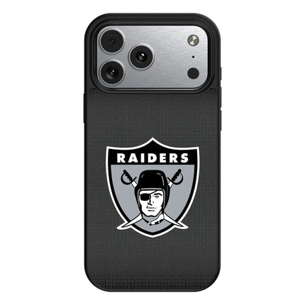 Oakland Raiders 1963 Historic Collection Linen MagSafe Compatible Phone Case for Apple iPhone