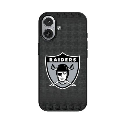 Oakland Raiders 1963 Historic Collection Linen MagSafe Compatible Phone Case for Apple iPhone