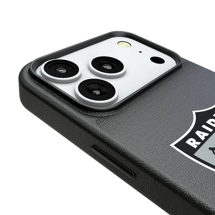 Oakland Raiders 1963 Historic Collection Linen MagSafe Compatible Phone Case for Apple iPhone
