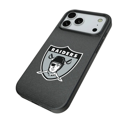 Oakland Raiders 1963 Historic Collection Linen MagSafe Compatible Phone Case for Apple iPhone