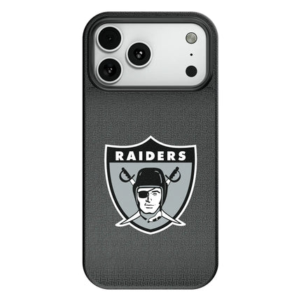 Oakland Raiders 1963 Historic Collection Linen MagSafe Compatible Phone Case for Apple iPhone