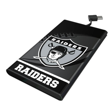 Oakland Raiders 1963 Historic Collection Passtime 5000mAh Flat Powerbank