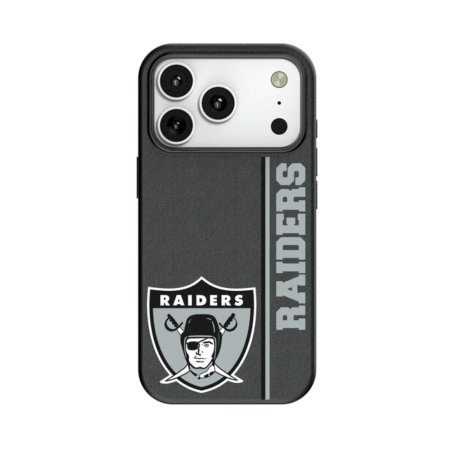 Oakland Raiders 1963 Historic Collection Sidebar MagSafe Compatible Phone Case for Apple iPhone