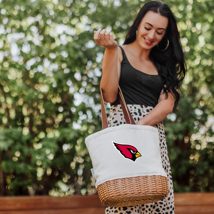 Arizona Cardinals - Pico Willow and Canvas Lunch Basket