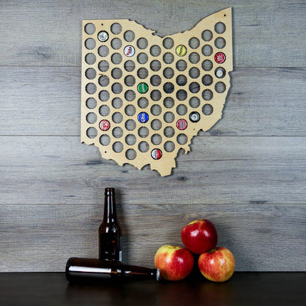 Ohio Beer Cap Map