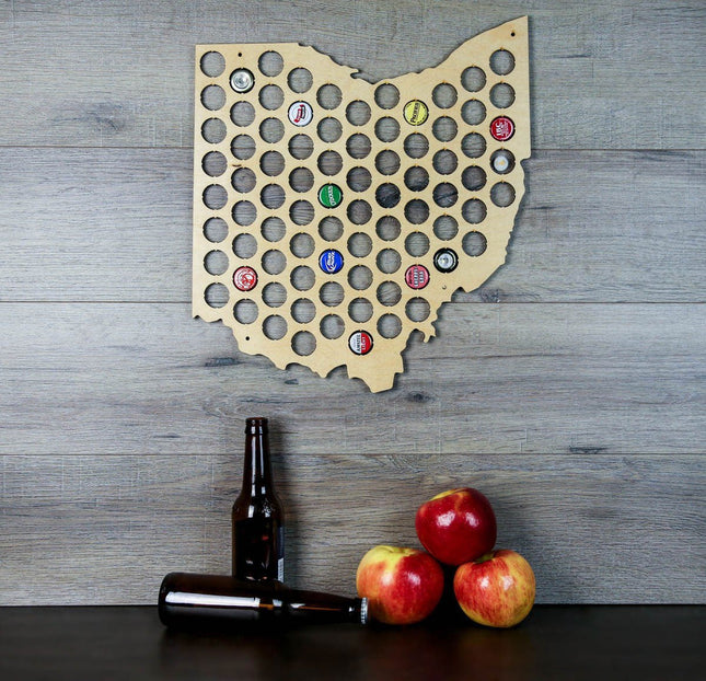 Ohio Beer Cap Map
