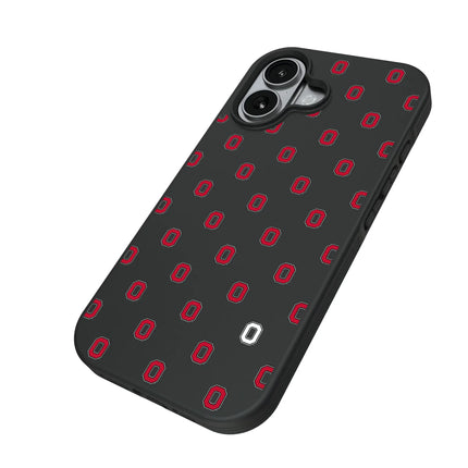 Ohio State University Buckeyes Fashion Pattern Bump Phone Case for Apple iPhone