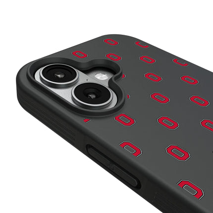 Ohio State University Buckeyes Fashion Pattern Bump Phone Case for Apple iPhone