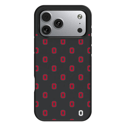 Ohio State University Buckeyes Fashion Pattern Bump Phone Case for Apple iPhone