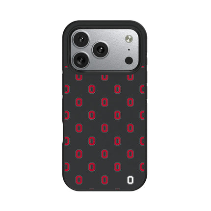 Ohio State University Buckeyes Fashion Pattern Bump Phone Case for Apple iPhone