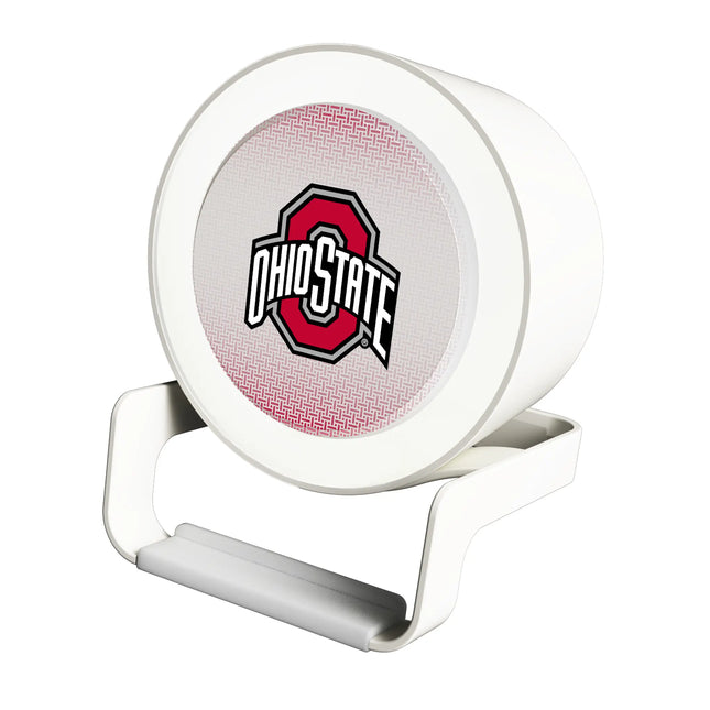 Ohio State University Buckeyes Linen Night Light Charger and Bluetooth Speaker