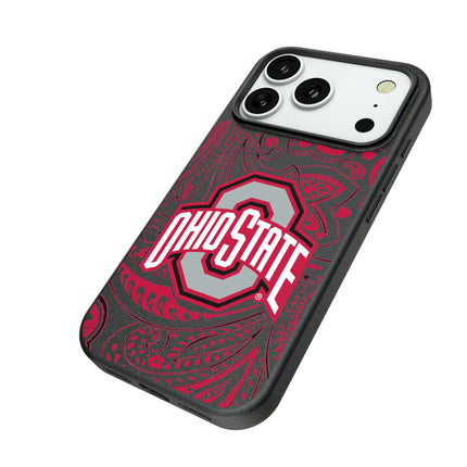 Ohio State University Buckeyes Paisley MagSafe Compatible Phone Case for Apple iPhone