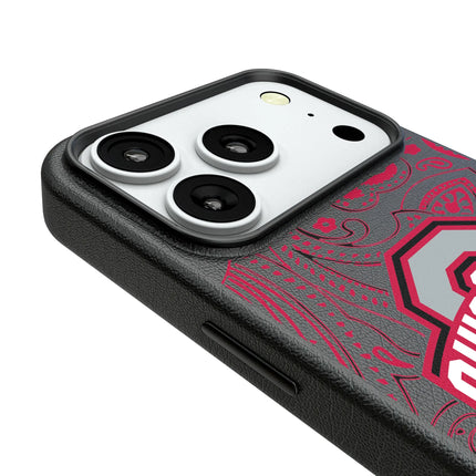 Ohio State University Buckeyes Paisley MagSafe Compatible Phone Case for Apple iPhone