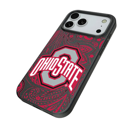 Ohio State University Buckeyes Paisley MagSafe Compatible Phone Case for Apple iPhone