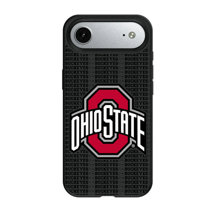 Ohio State University Buckeyes Text Backdrop MagSafe Compatible Phone Case for Apple iPhone