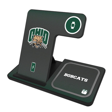 Ohio University Bobcats Linen 3 in 1 Charging Station