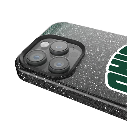 Ohio University Bobcats Linen Black Bling Phone Case for Apple iPhone
