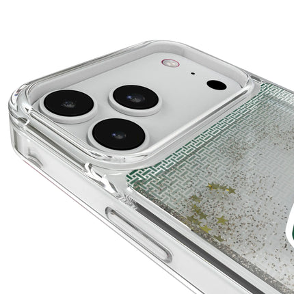 Ohio University Bobcats Linen Glitter Phone Case for Apple iPhone