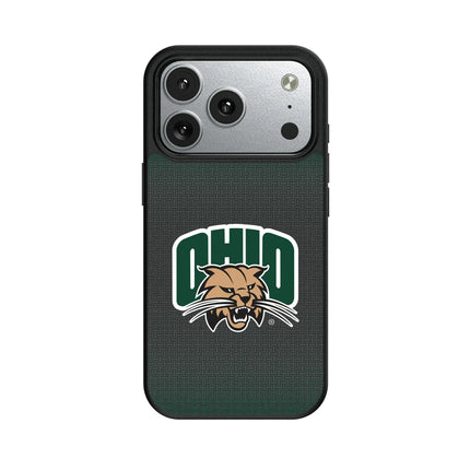 Ohio University Bobcats Linen MagSafe Compatible Phone Case for Apple iPhone