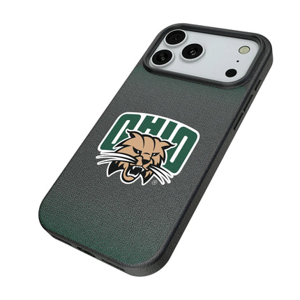 Ohio University Bobcats Linen MagSafe Compatible Phone Case for Apple iPhone