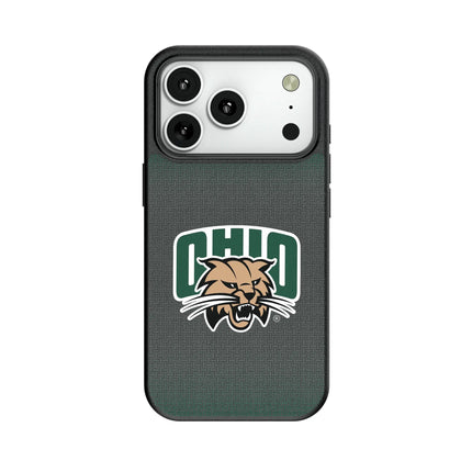 Ohio University Bobcats Linen MagSafe Compatible Phone Case for Apple iPhone