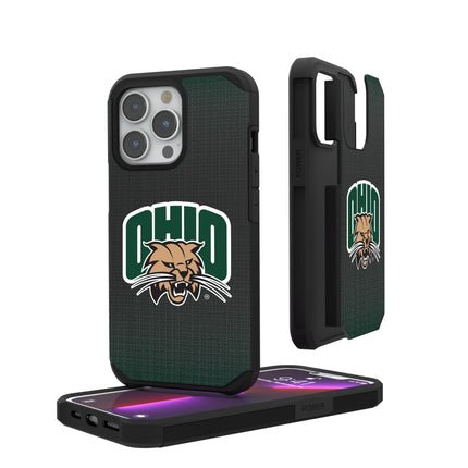 Ohio University Bobcats Linen Rugged Phone Case for Apple iPhone