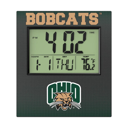 Ohio University Bobcats Linen Wall Clock