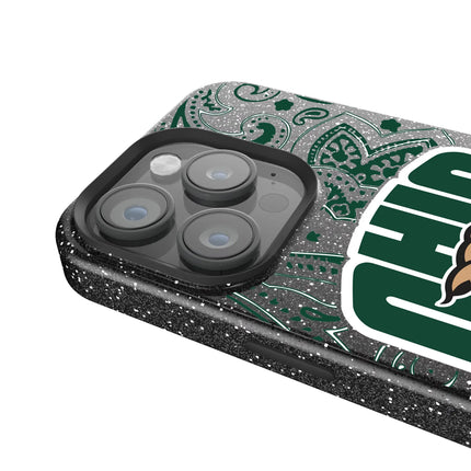 Ohio University Bobcats Paisley Black Bling Phone Case for Apple iPhone