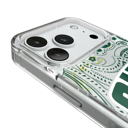 Ohio University Bobcats Paisley Glitter Phone Case for Apple iPhone