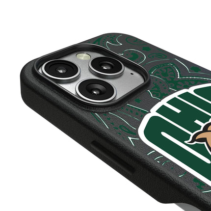 Ohio University Bobcats Paisley MagSafe Compatible Phone Case for Apple iPhone
