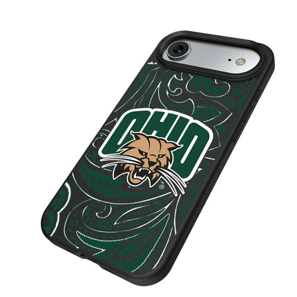 Ohio University Bobcats Paisley MagSafe Compatible Phone Case for Apple iPhone