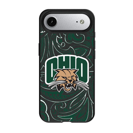 Ohio University Bobcats Paisley MagSafe Compatible Phone Case for Apple iPhone