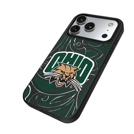 Ohio University Bobcats Paisley MagSafe Compatible Phone Case for Apple iPhone
