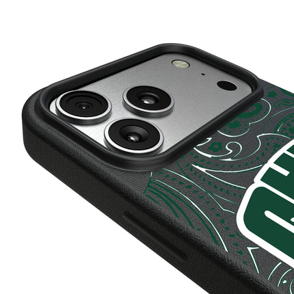 Ohio University Bobcats Paisley MagSafe Compatible Phone Case for Apple iPhone