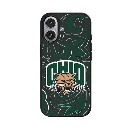 Ohio University Bobcats Paisley MagSafe Compatible Phone Case for Apple iPhone