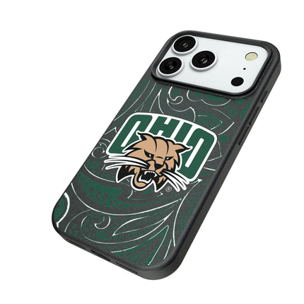 Ohio University Bobcats Paisley MagSafe Compatible Phone Case for Apple iPhone