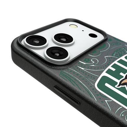 Ohio University Bobcats Paisley MagSafe Compatible Phone Case for Apple iPhone