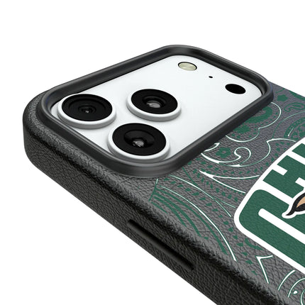 Ohio University Bobcats Paisley MagSafe Compatible Phone Case for Apple iPhone