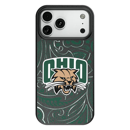 Ohio University Bobcats Paisley MagSafe Compatible Phone Case for Apple iPhone