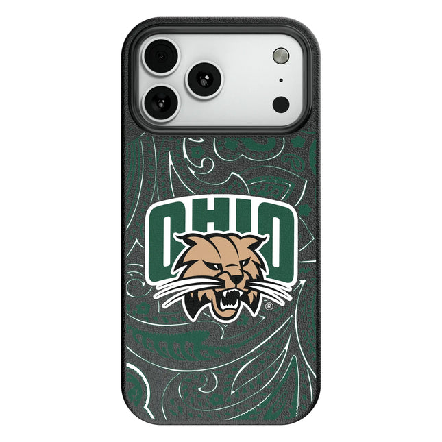 Ohio University Bobcats Paisley MagSafe Compatible Phone Case for Apple iPhone